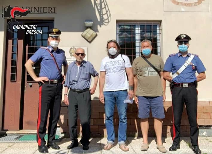 carabinieri - collio - anziani