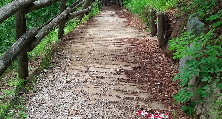 sentiero passeggiate mtb gdv