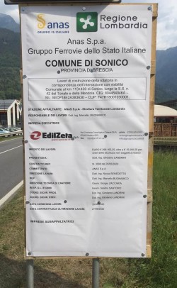 Sonico - rotatoria - cantiere 1