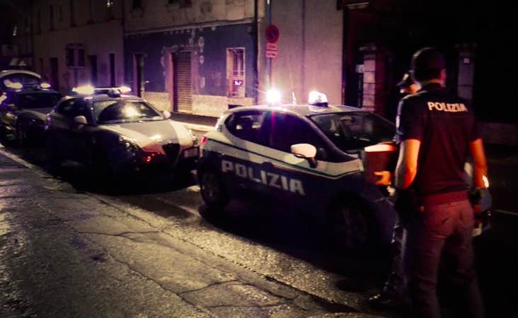 polizia controlli notte