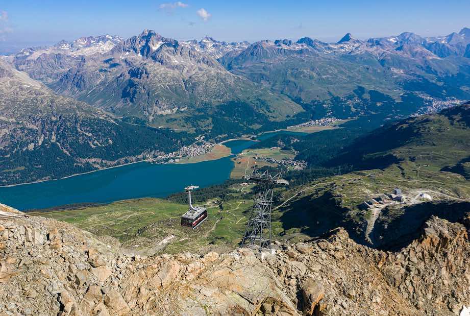 st moritz Cabinovia Corvatsch estate Romano Salis