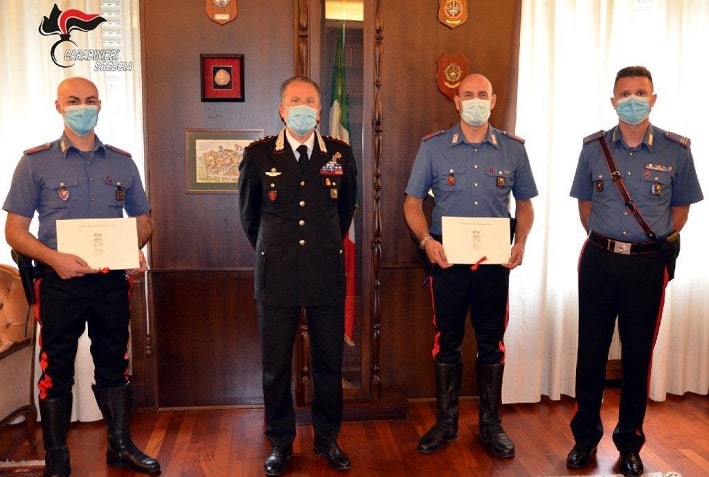 Breno - ringraziamento - carabinieri