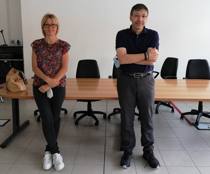 Da sinistra consigliere regionale Simona Pedrazzi e dirigente Ust Fabio Molinari