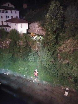 Intervento vigili del fuoco e soccorso alpino Comano