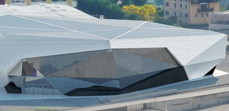 Rendering Palasport - Riva del Garda