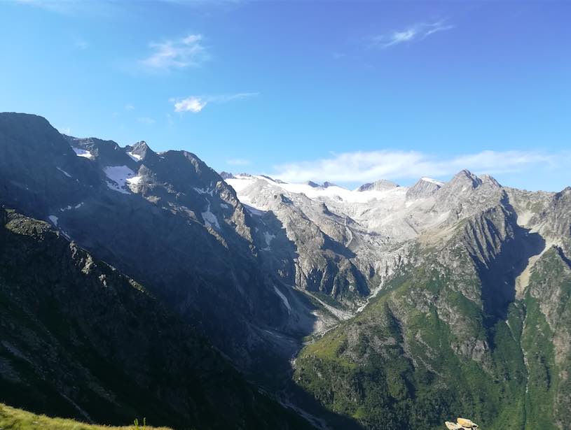 ghiacciaio pisgana narcanello estate sole escursioni montagne