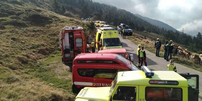 Vigilio del fuoco -Soccorso Alpino bresciano ricerche