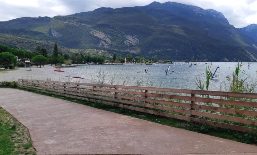 ciclovia garda pat pedonale lago