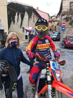 Matteo Grigis e mamma Enrica