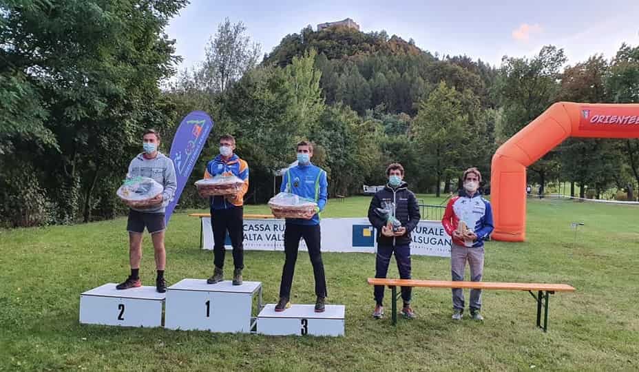 Orienteering podio maschile - Pergine