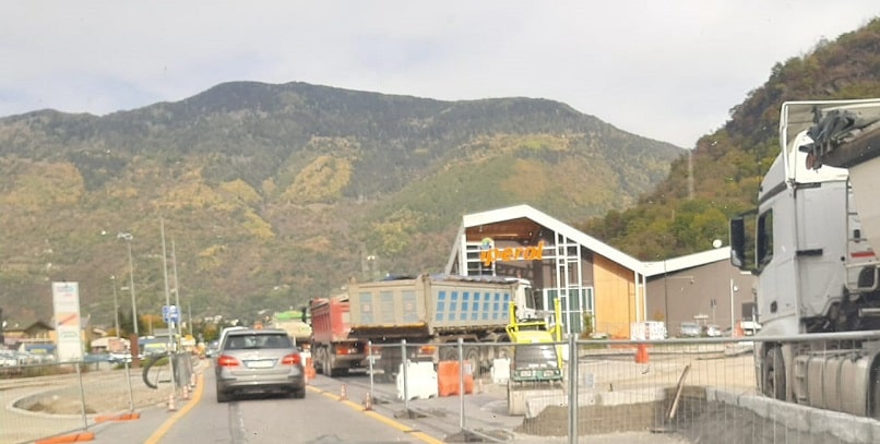 Sonico lavori rotatoria 1 GdV