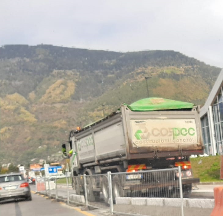 Sonico lavori rotatoria GdV