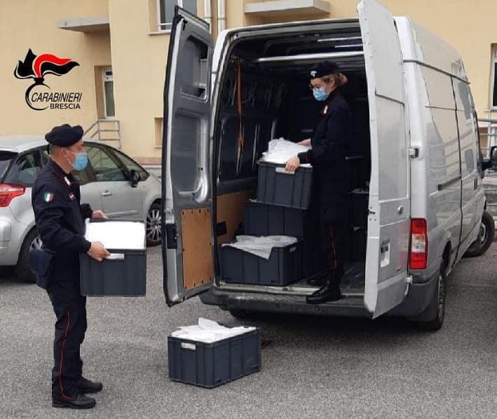 Brescia carabinieri - Covid