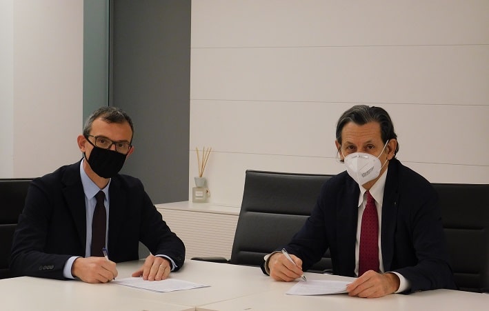 Da sinistra Luca Oliver Acli e Giorgio Fracalossi Casse Rurali Trentine