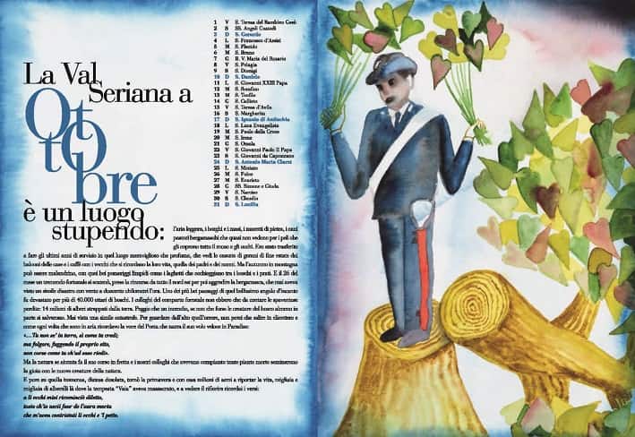 calendario- storico carabinieri - Val Seriana
