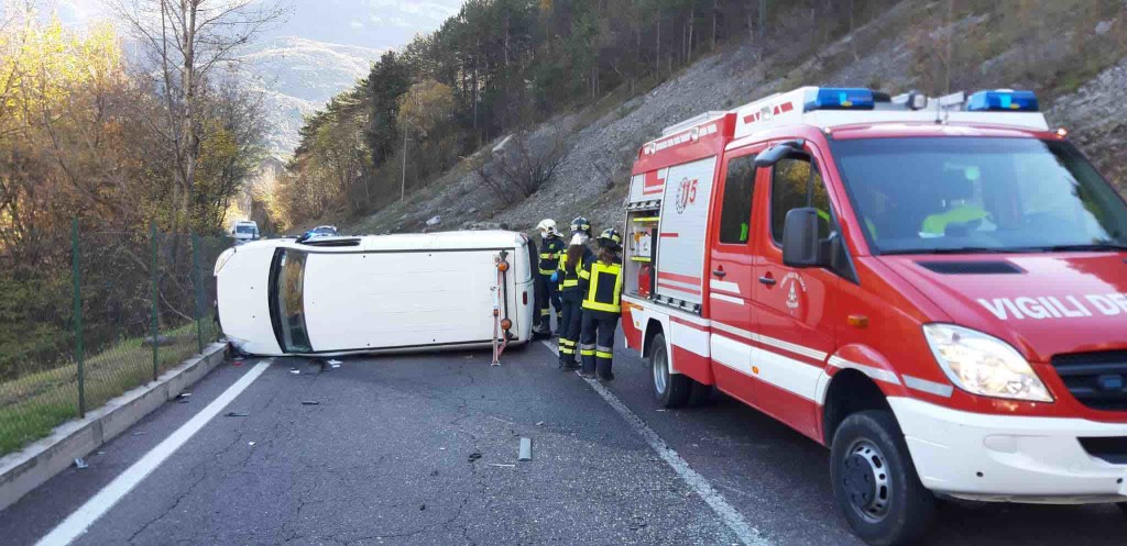 vigili fuoco incidente
