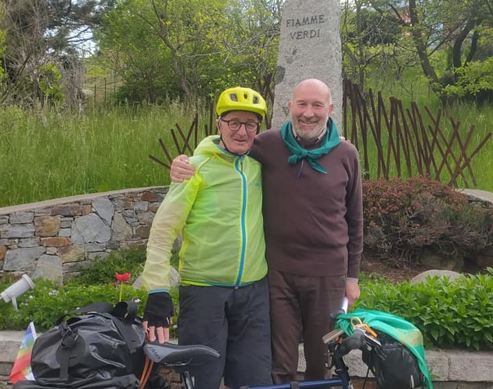 VALLE CAMONICA - Edolo: incontro con Bloisi a conclusione del suo Bike Tour 