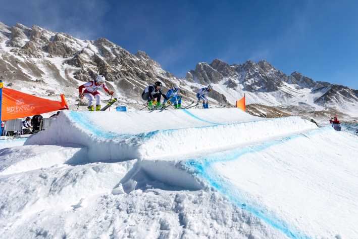 VAL DI FASSA - Tutto pronto per la Ski Cross World Cup Val di Fassa