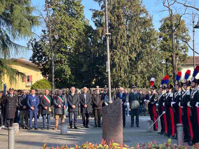 FRANCIACORTA - Chiari, cerimonia in ricordo del carabiniere Massimo Urbano