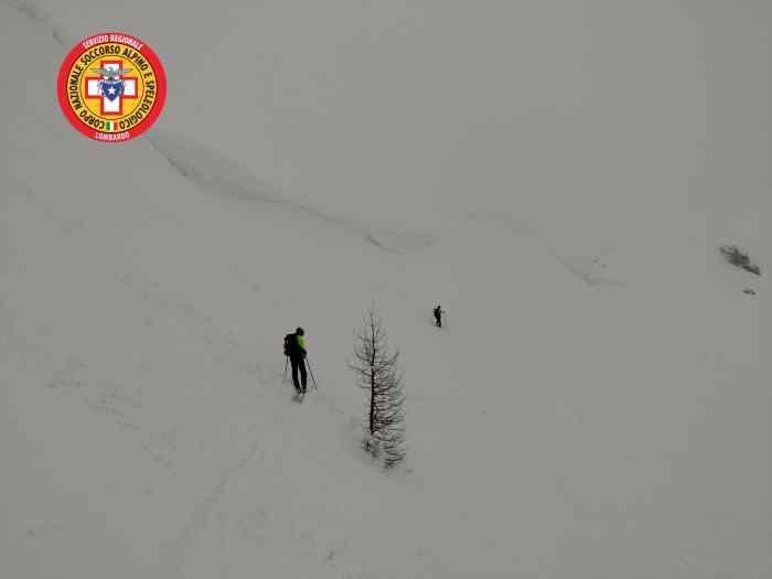 VALTELLINA - Soccorso scialpinista in Val di Tartano