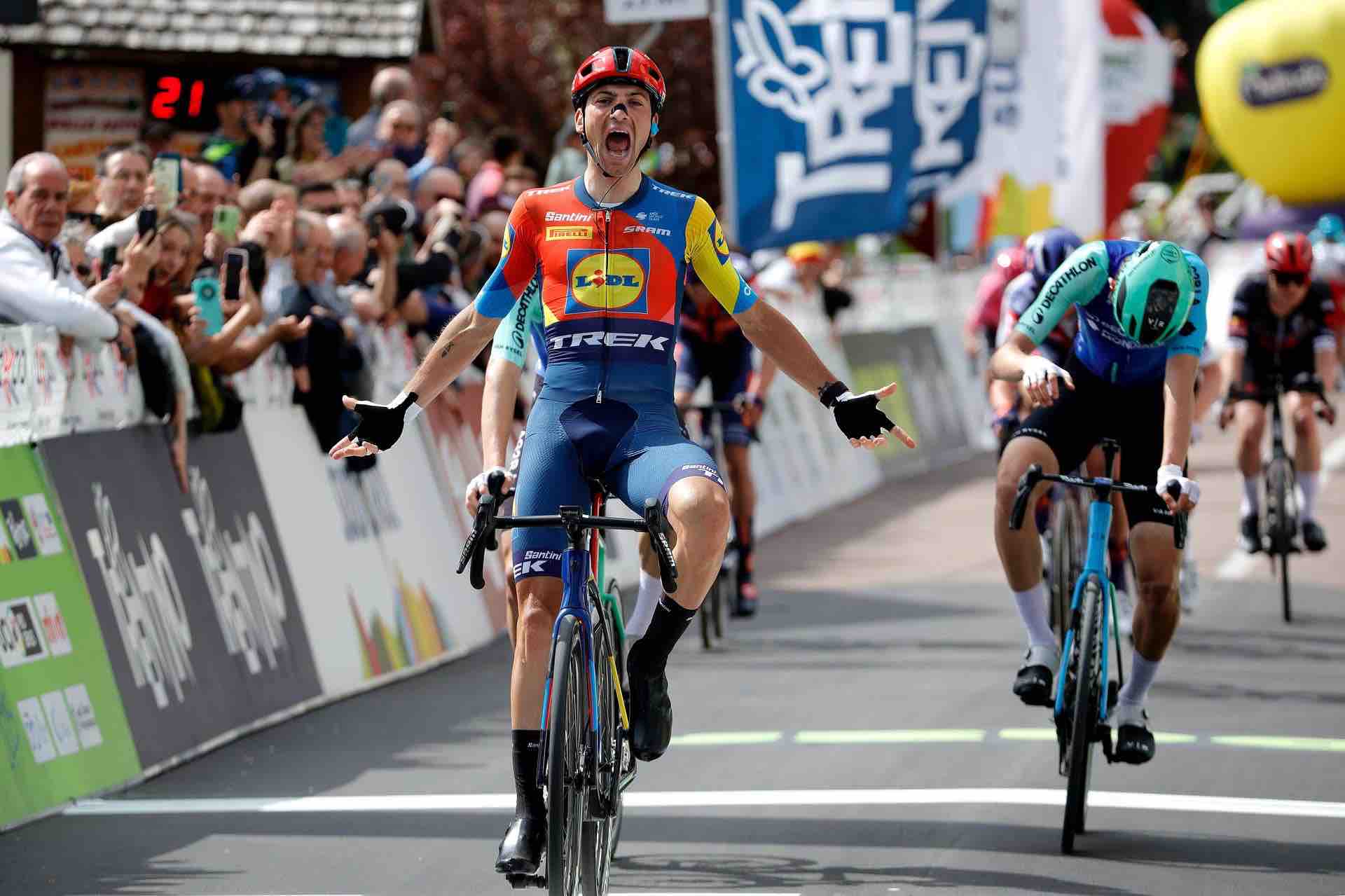 SPORT - Ciclismo, Ciccone vince la prima tappa del Tour of the Alps