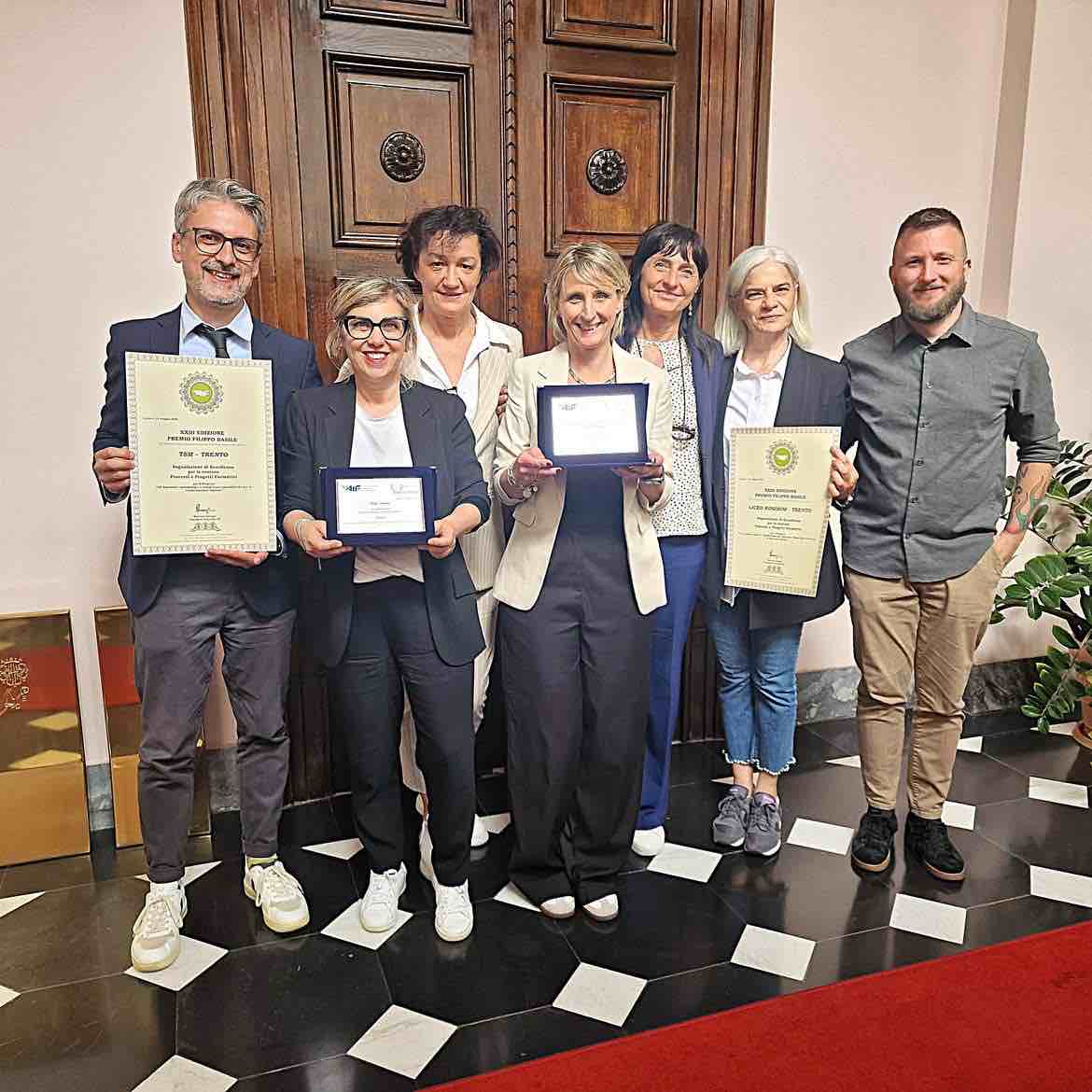 ATTUALITÀ - Premio Basile: riconoscimenti per Apss, TSM e Provincia autonoma di Trento