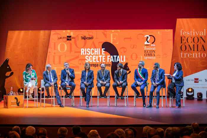 TRENTINO - Festival dell'Economia, Tamburini: "Trento Caput mundi"
