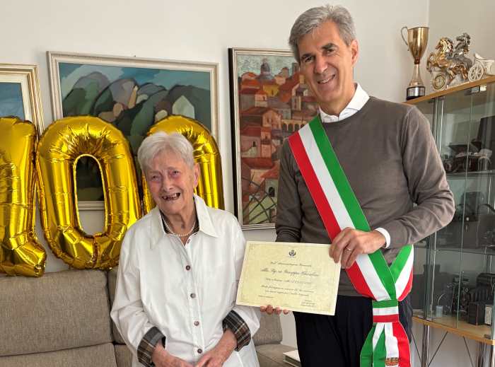 ATTUALITÀ - Sondrio: festeggiata la prima centenaria del 2025