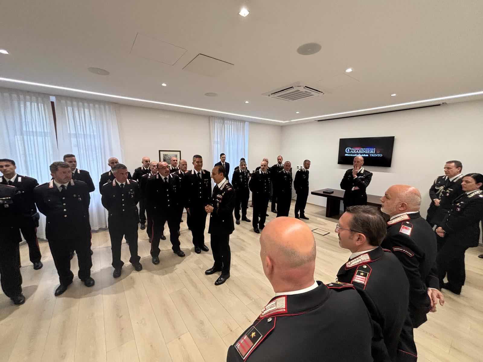 ATTUALITÀ - Il Comandante Generale dell’Arma dei Carabinieri in visita al Comando Provinciale di Trento