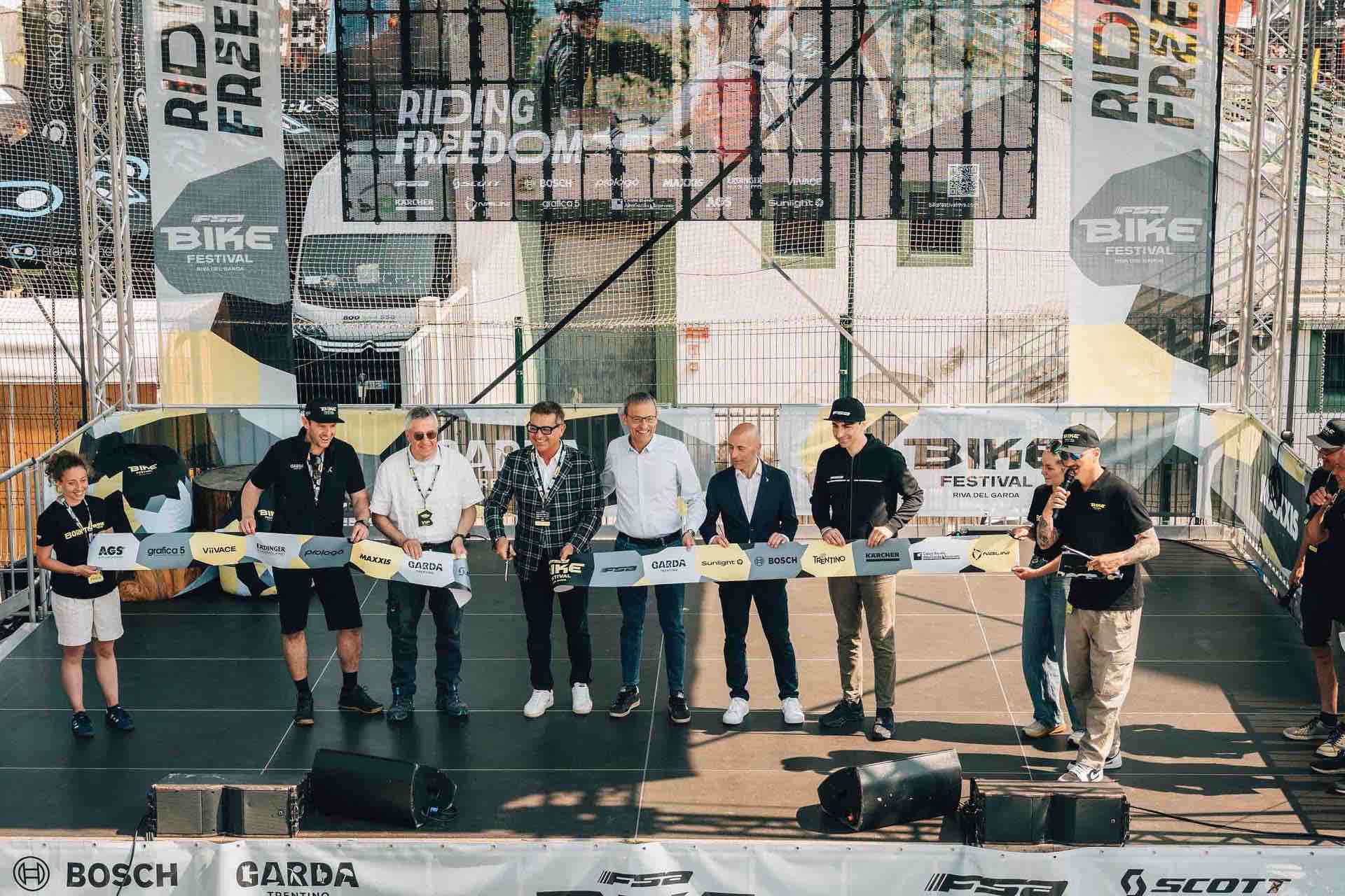 EVENTO - Riva del Garda, aperto il 31° Bike Festival