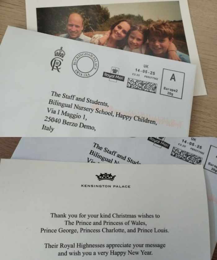 VALLE CAMONICA - I Reali inglesi scrivono alla Happy Children di Berzo Demo 