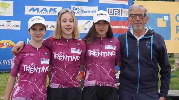 SPORT - Ciclismo: Maya Ferrante, Giulia Pellegrini e Noemi Nicolini campionesse trentine