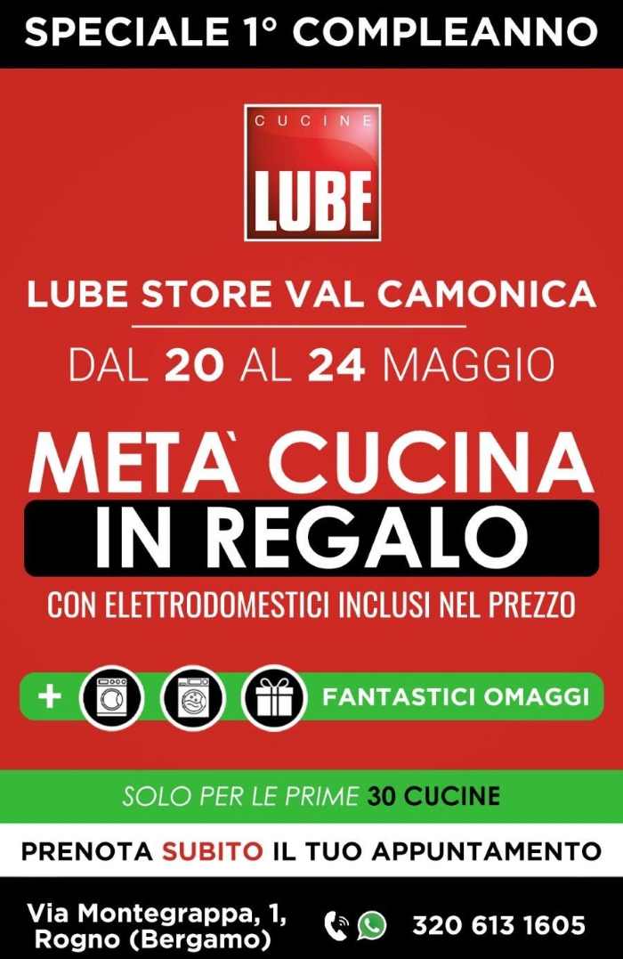 VALLE CAMONICA - Rogno: il Lube Store Val Camonica festeggia il primo anno di apertura