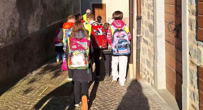 VALLE CAMONICA - Vezza d'Oglio: ha preso avvio il Pedibus