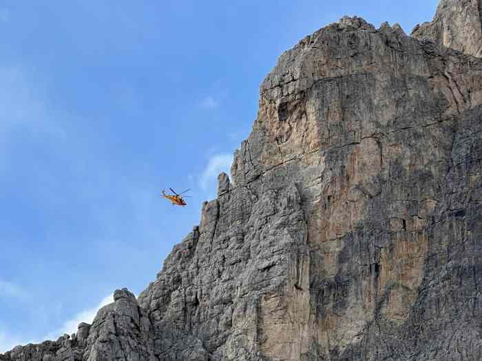 TRENTINO - Prima Torre del Sella: recuperati due alpinisti