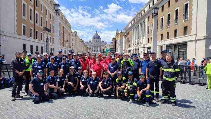 TRENTINO - Il saluto di Papa Leone XIV, emozione per la Protezione civile trentina