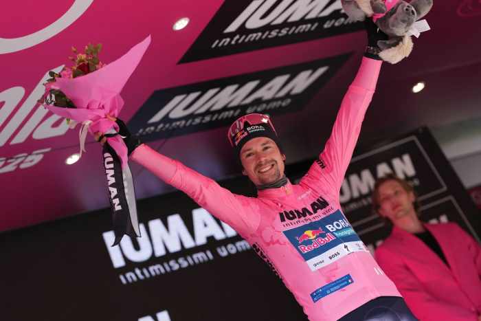 SPORT - Ciclismo: Juan Ayuso vince la settima tappa del Giro d'Italia