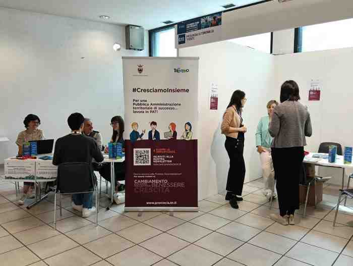 ATTUALITÀ - La Provincia al Career Fair di UniTrento