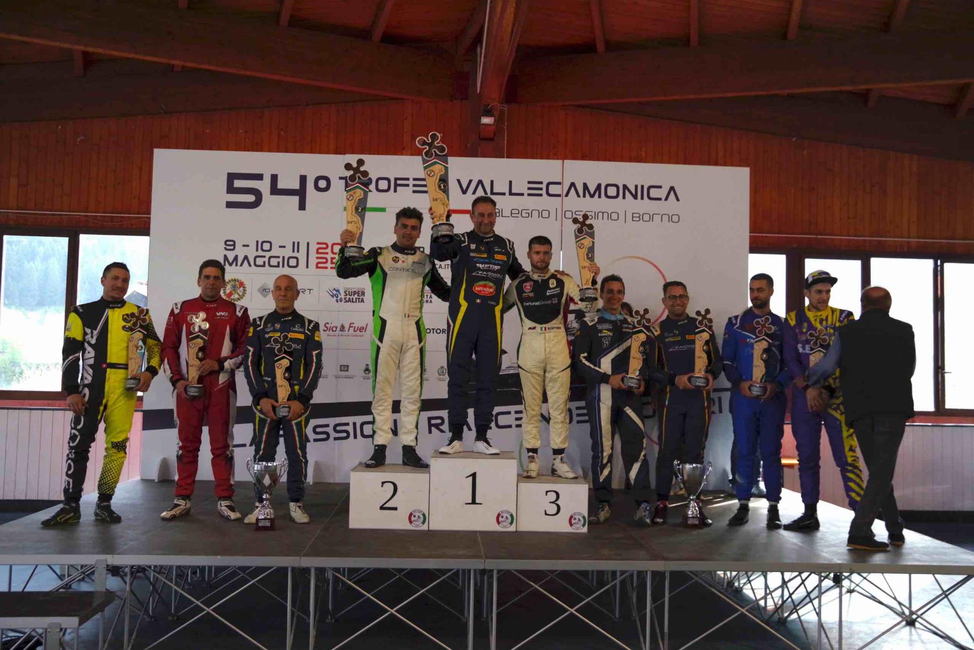 SPORT - Cinquina di Simone Faggioli al 54° Trofeo Vallecamonica