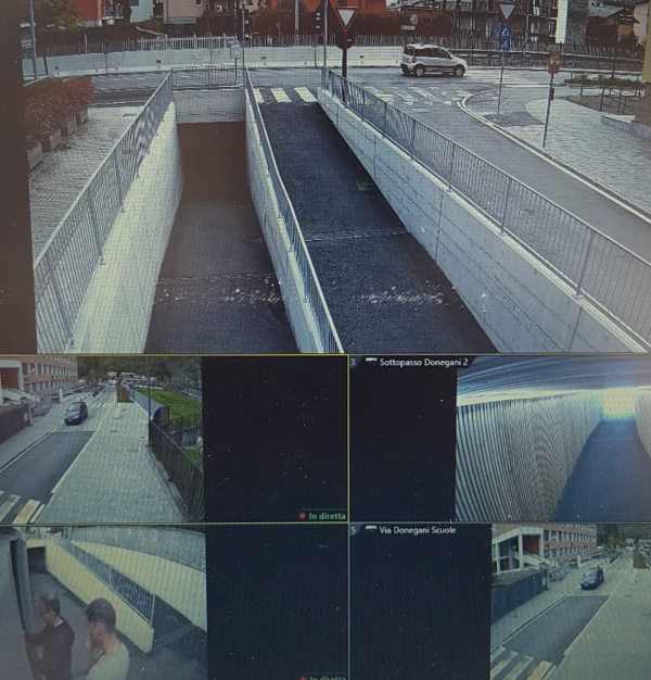 ATTUALITÀ - Sondrio, sottopasso di via Stelvio: attiva la videosorveglianza