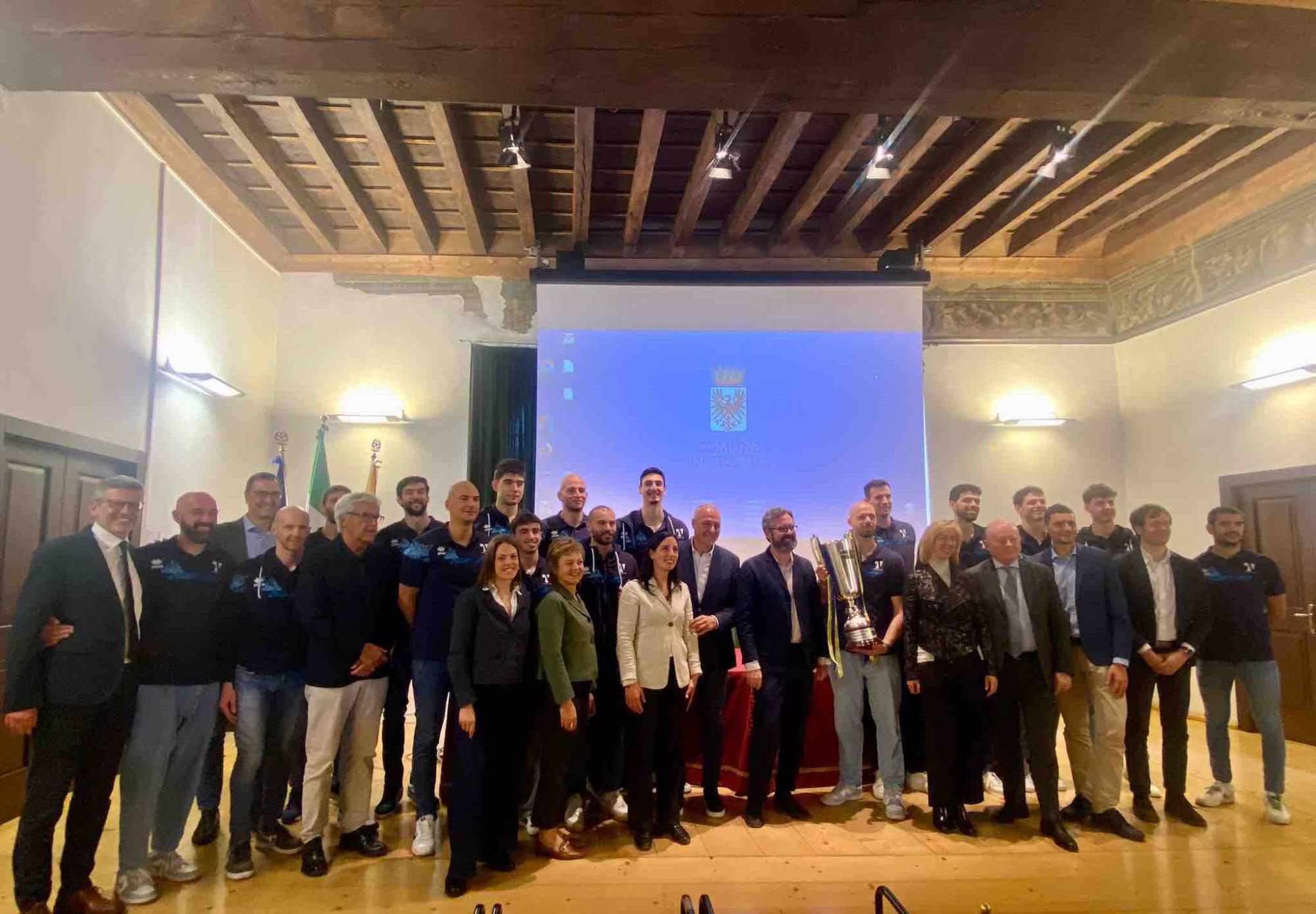 SPORT - Il grazie dell’Amministrazione comunale alla Trentino Volley per lo scudetto