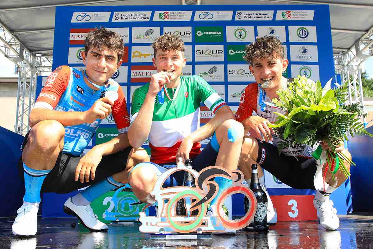SPORT - Campionati Italiani Ciclismo, Alessandro Borgo nuovo campione italiano U23 a Darfo