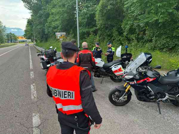 TRENTINO - Vallagarina, maxi sanzioni ad autisti e motociclisti