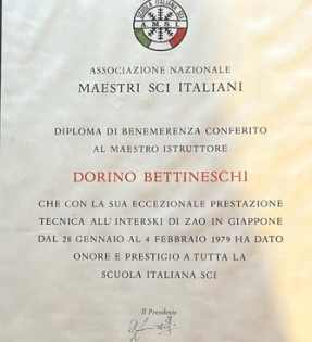 SPORT INVERNALI - Addio a Dorino Bettineschi, mondo dello sci in lutto
