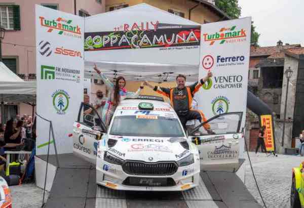 DARFO BOARIO - Rally Coppa Camuna: trionfa la coppia Bondioni-D'Ambrosio