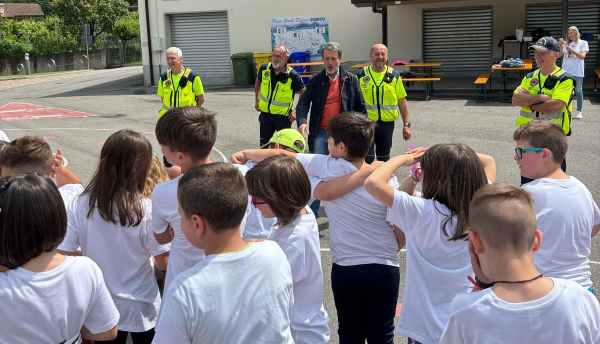 VALLE CAMONICA - Speciale lezione della Protezione civile di Sonico
