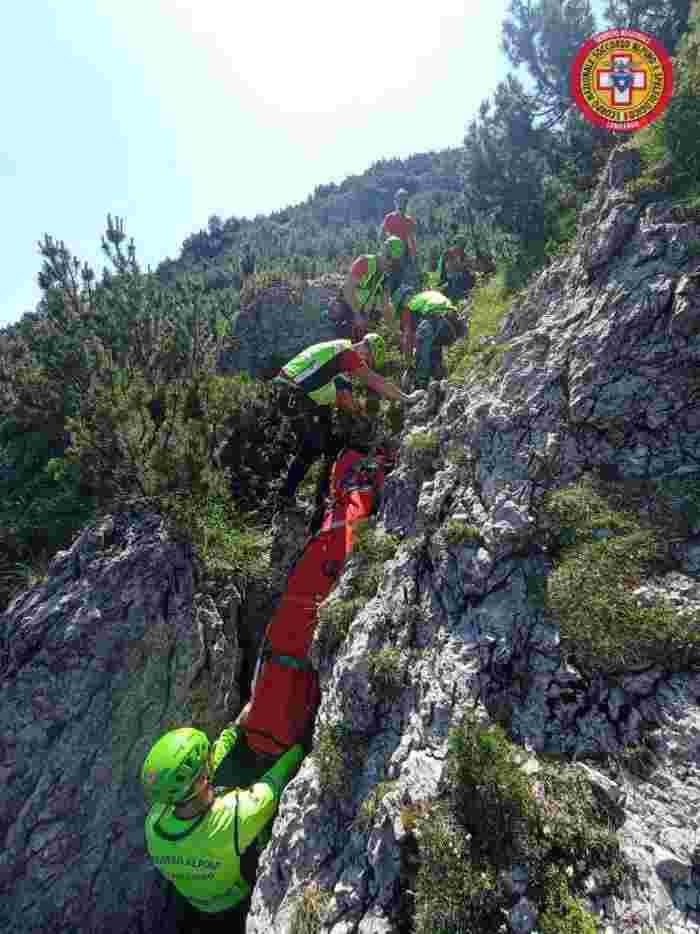 ATTUALITÀ - Passo Maniva: esercitazione dei tecnici del Soccorso Alpino