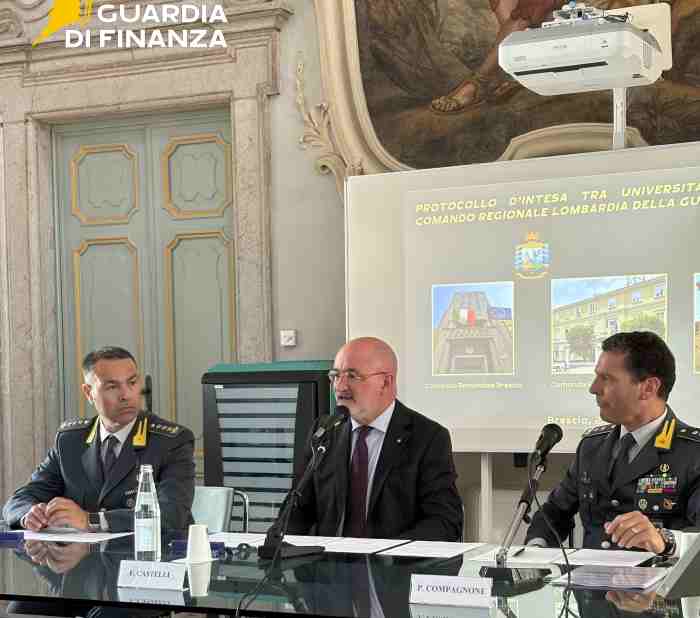 ATTUALITÀ - Intesa tra Università degli Studi di Brescia e Guardia di Finanza