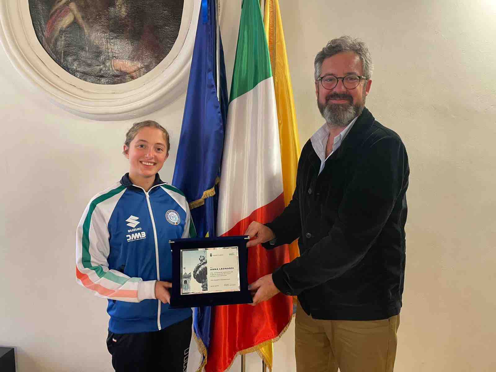 ATTUALITÀ - Trento: premiata Anna Leonardi, campionessa del nuoto pinnato