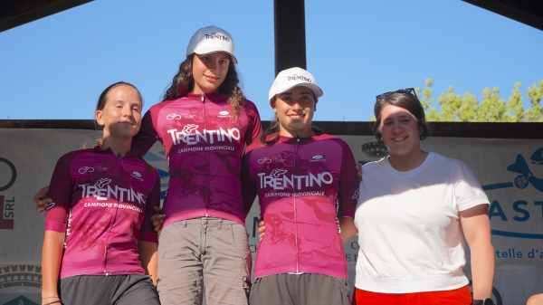 SPORT - Ciclismo: Ferrante, Giacomin e Leoni campionesse trentine